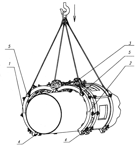 Устройство центровки труб состоит из двух корпусов полукруглой формы. рис.1.